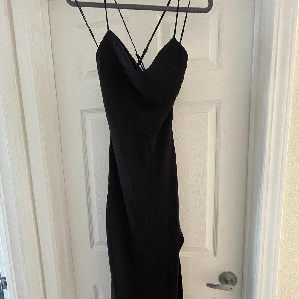 ASTR the Label  Strappy Cowl Neck Slip Dress